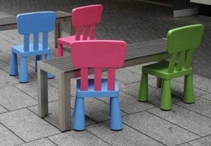 Kinderstuhl Holz in vielen Farben