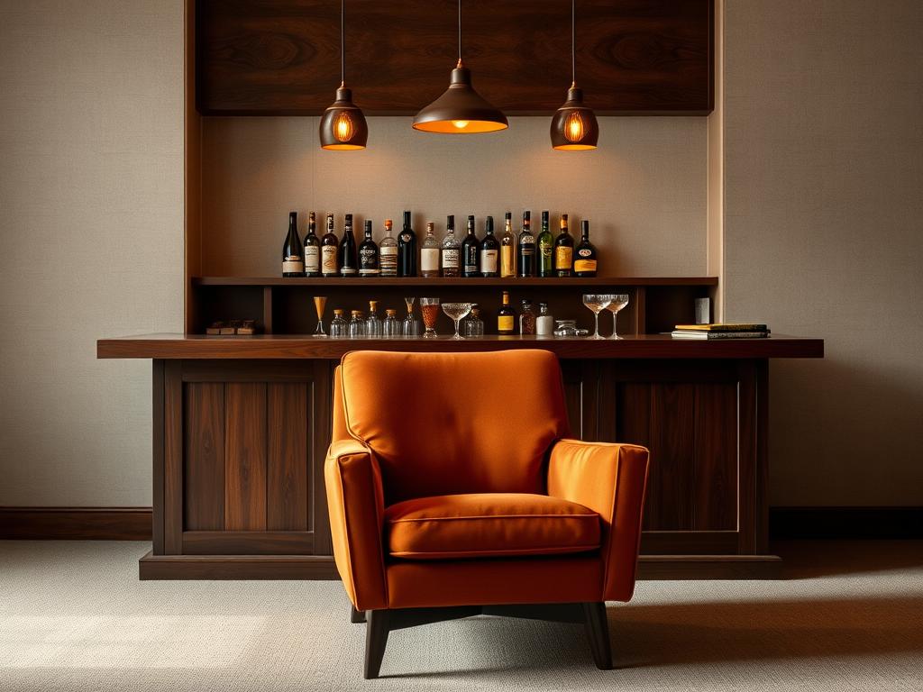 Eine Cocktailbar zu Hause mit Cocktailsessel einrichten Eine Cocktailbar zu Hause mit Cocktailsessel einrichten