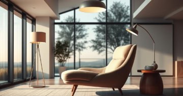 Eine Lounge mit Loungesessel einrichten