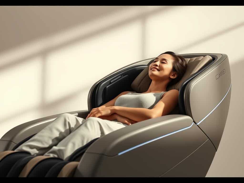 Ganzkörpermassage mit Zero-Gravity-Funktion Ganzkörpermassage mit Zero-Gravity-Funktion