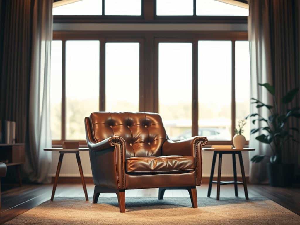 Retro Sessel aus Leder für verschiedene Räume Retro Sessel aus Leder für verschiedene Räume